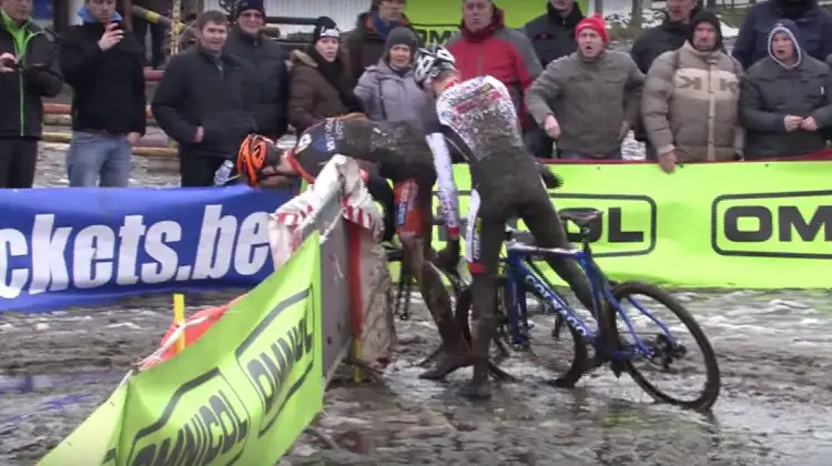 Azencross Loenhout 2014 - Mathieu van der Poel and Wout van Aert