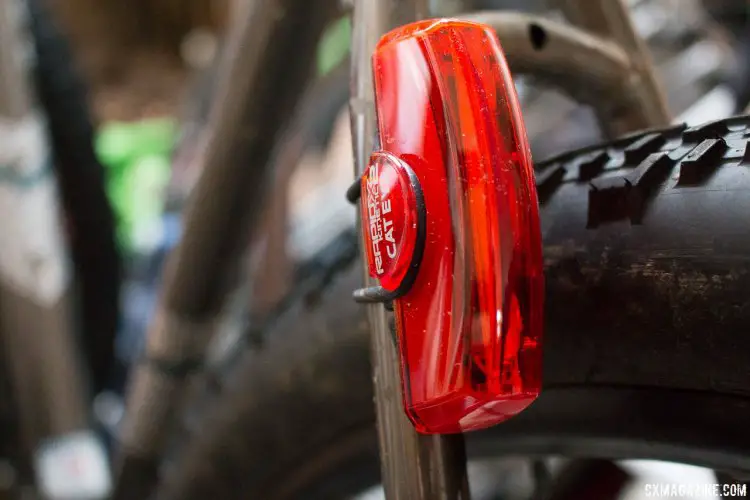 Cateye Rapid X2 Kinetic rear bike light. © Cyclocross Magazine