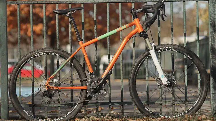 FitWell Bicycle Company's new Schratz adventure bike can handle rigid or suspension forks.