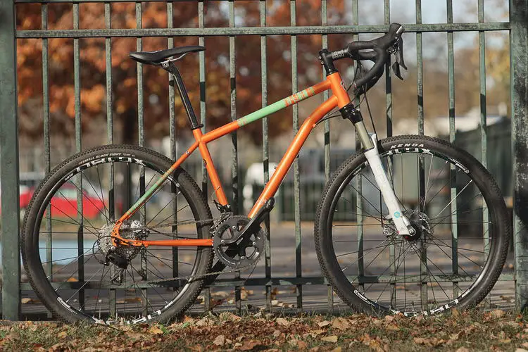 FitWell Bicycle Company's new Schratz adventure bike can handle rigid or suspension forks.
