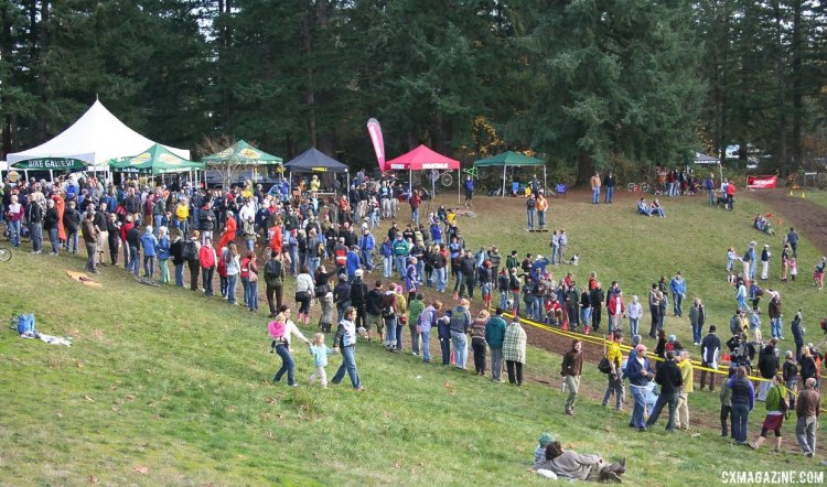 Timber Park in Estacada provided a fantastic, fan and rider-friendly venue. TBT: First annual Singlespeed Cyclocross World Championships - SSCXWC 2007. © S. Ransom / Cyclocross Magazine