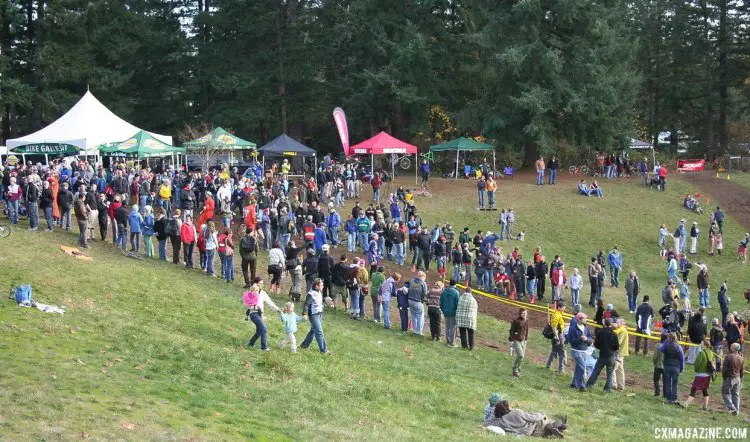 Timber Park in Estacada provided a fantastic, fan and rider-friendly venue. TBT: First annual Singlespeed Cyclocross World Championships - SSCXWC 2007. © S. Ransom / Cyclocross Magazine