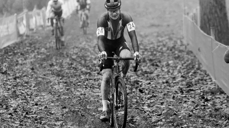 Lane Maher of Team USA. 2016 UCI Cyclocross World Cup Junior Men. © B. Hazen / Cyclocross Magazine