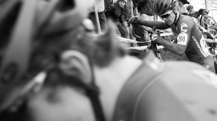 The Junior men's first lap on the off-camber was chaos. A look back at the 2016 Cyclocross Nationals' final day. © A. Yee / Cyclocross Magazine