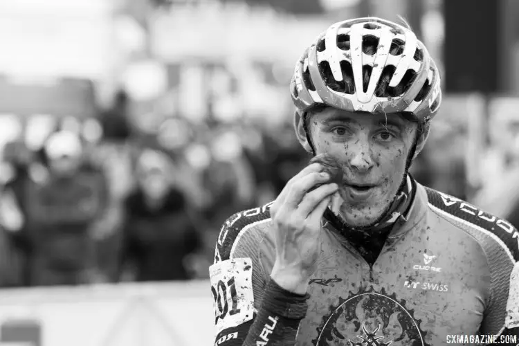 Gage Hecht cleaned up at Nationals with his fifth title, and then cleaned up for the photographers. A look back at the 2016 Cyclocross Nationals' final day. © A. Yee / Cyclocross Magazine