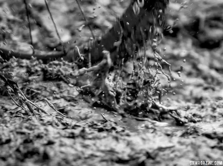 The mud was fluid in many spots on Sunday in Asheville. A look back at the 2016 Cyclocross Nationals' final day. © A. Yee / Cyclocross Magazine