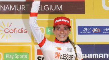 Sophie de Boer leads the 2016/2017 UCI Cyclocross World Cup after Namur. © B. Hazen / Cyclocross Magazine