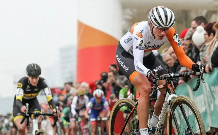 Vos in Cross is back. 2016 Soudal Scheldecross women's race. Antwerp. © B. Hazen / Cyclocross Magazine