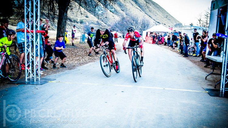 The Showdown ended in a tie in 2014 between North and South so a "sprint=off" was held with So Cal's Gareth Feldstein narrowly taking the win over Tobin Ortenblad giving So Cal the title. © Phil Beckman