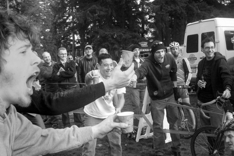 The Tequila Shortcut almost made handups mandatory for Speedo-coveting racers. TBT: First annual Singlespeed Cyclocross World Championships - SSCXWC 2007. © David Roth