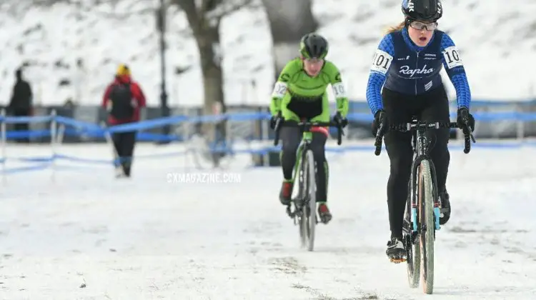 Ellen Noble (Aspire Racing) is the U23 Womens National Champ. 2017 Cyclocross National Championships, U23 Women. © Cyclocross Magazine