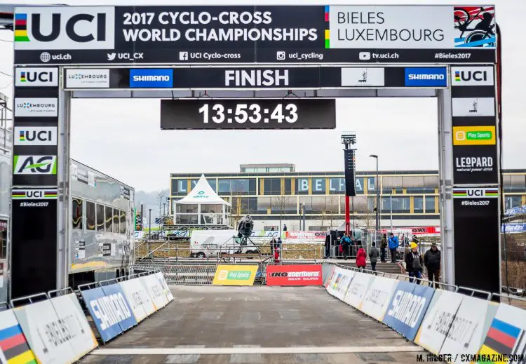 2017 Cyclocross World Championships Finish Line © M. Hilger / Cyclocross Magazine