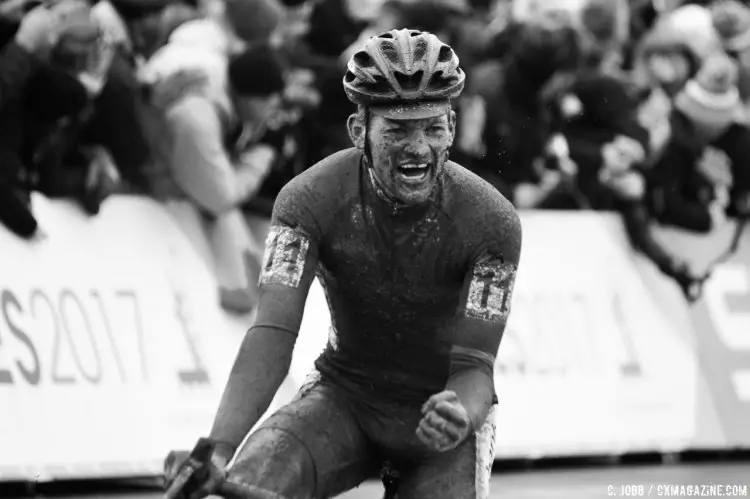 Wouters made it a Dutch 1-3. U23 Men. 2017 UCI Cyclocross World Championships, Bieles, Luxembourg. © C. Jobb / Cyclocross Magazine