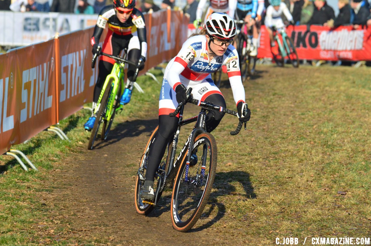 Ellen Noble. 2017 Hoogerheide World Cup Elite Women. © C. Jobb / Cyclocross Magazine