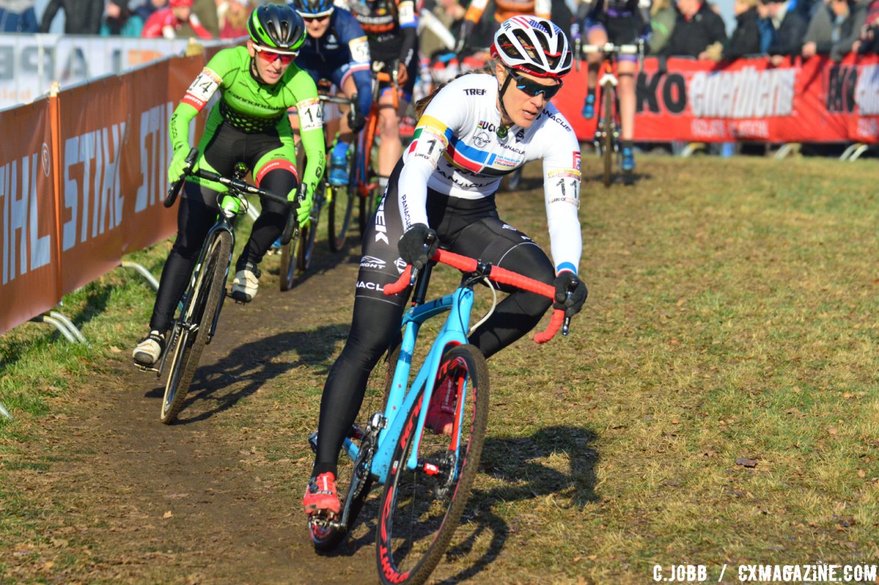 Katie Compton. 2017 Hoogerheide World Cup Elite Women. © C. Jobb / Cyclocross Magazine