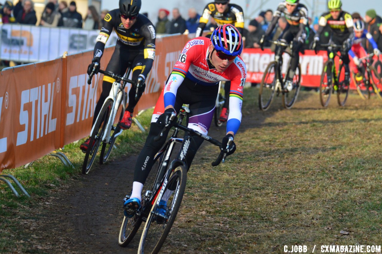 2017 Hoogerheide World Cup Elite Men. © C. Jobb / Cyclocross Magazine