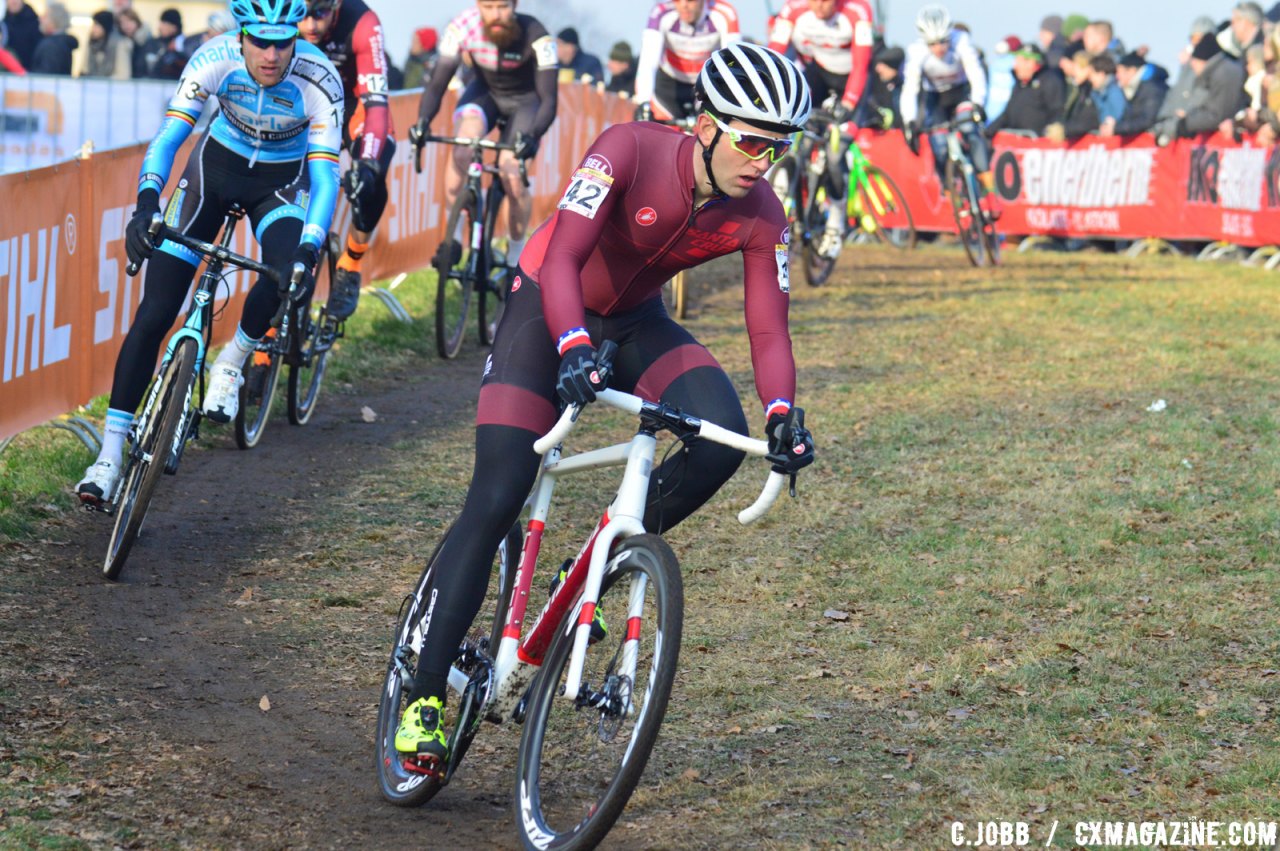 2017 Hoogerheide World Cup Elite Men. © C. Jobb / Cyclocross Magazine