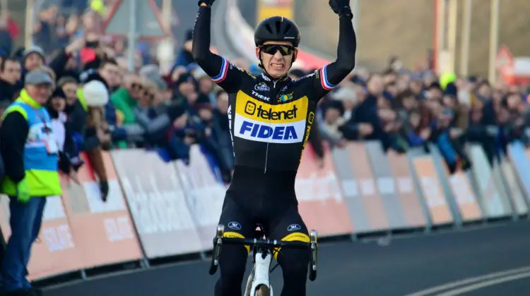 2017 Hoogerheide World Cup Elite Men. © C. Jobb / Cyclocross Magazine