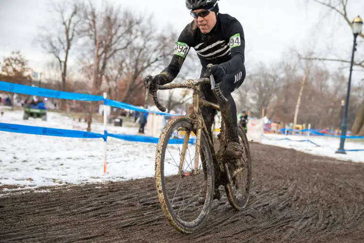 Jeff Curtes racing the Masters 45-49 race, and then raced around the course with his camera to capture the action in Hartford. photo: courtesy