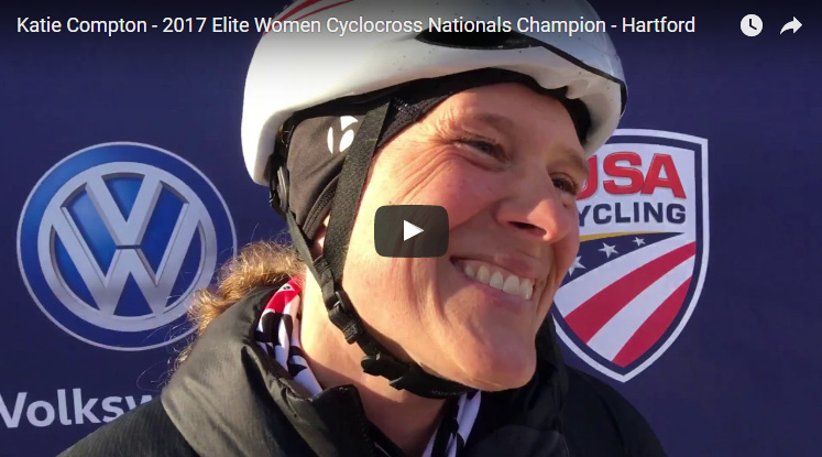 Katie Compton interview video - 2017 Cyclocross Nationals