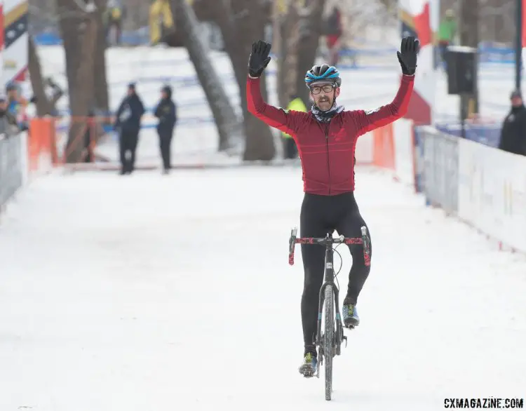 Scott Chapin (Santa Cruz Factory Racing) finished second in the 2017 Cyclocross National Championships, Masters Men 30-34 race. © A. Yee / Cyclocross Magazine