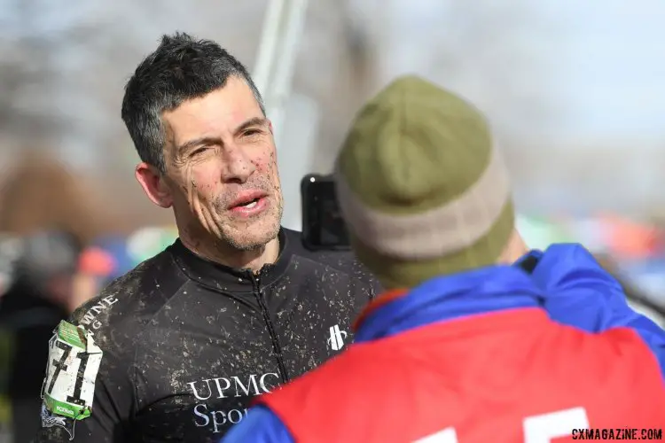 Cozza gets the spoils - a CXM interview. 2017 Cyclocross National Championships, Masters Men 50-54. © A. Yee / Cyclocross Magazine