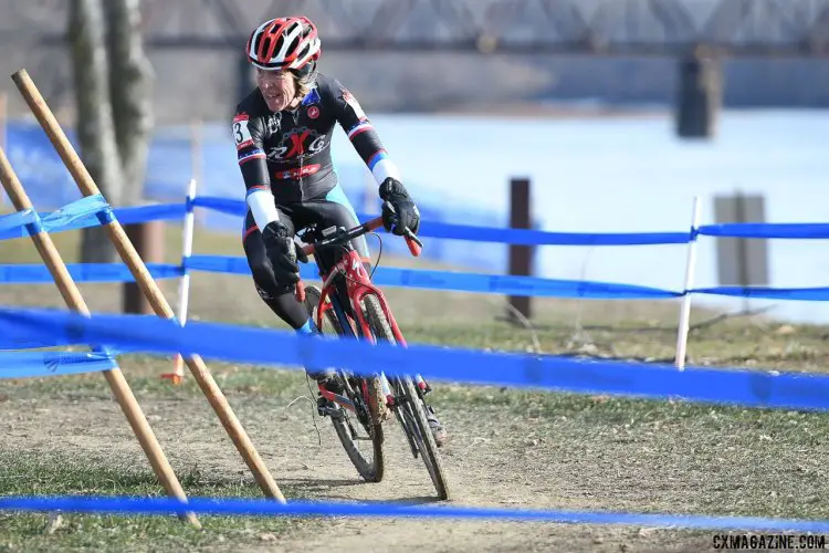 Maurine Sweeney finished third in the Masters 65-69. 2017 Cyclocross National Championships, Masters Women 60+. © A. Yee / Cyclocross Magazine