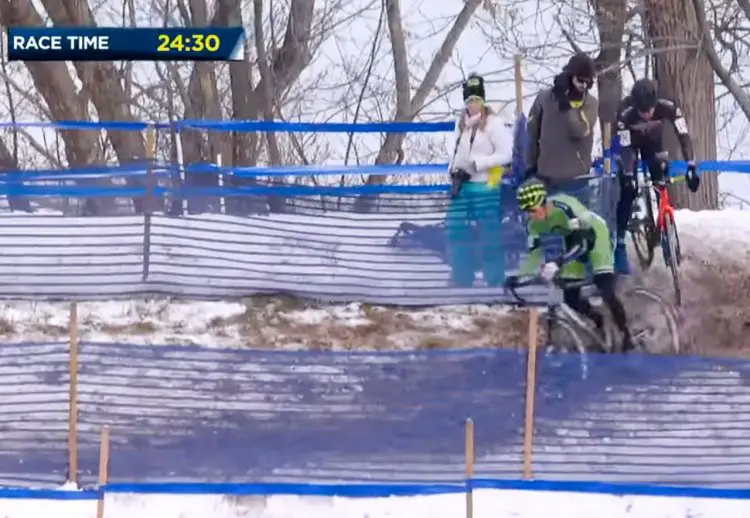 The exciting U23 men's race from the 2017 Cyclocross National Championships