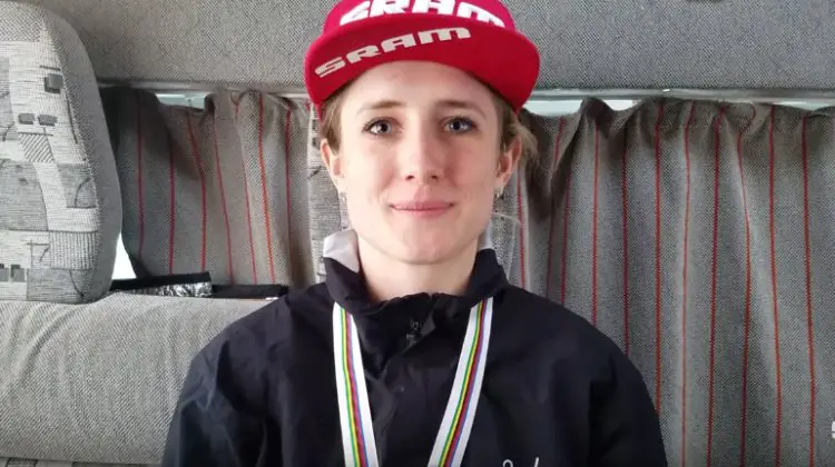 Ellen Noble, Emma Swartz, Hannah Arensman interviews from the 2017 Cyclocross Worlds