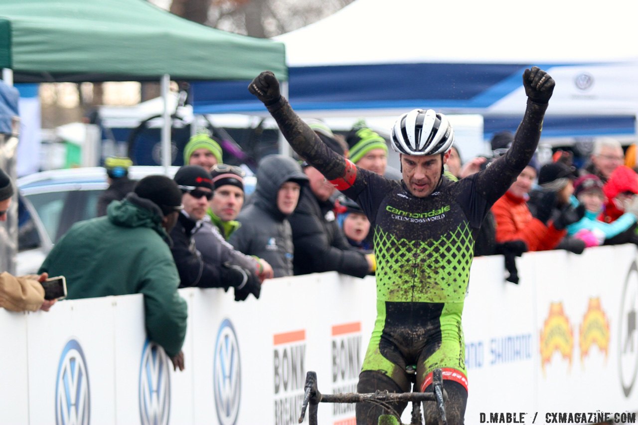 Mathew Timmerman wins the 2017 Cyclocross National Championships Masters Men 40-44 race. © D. Mable / Cyclocross Magazine