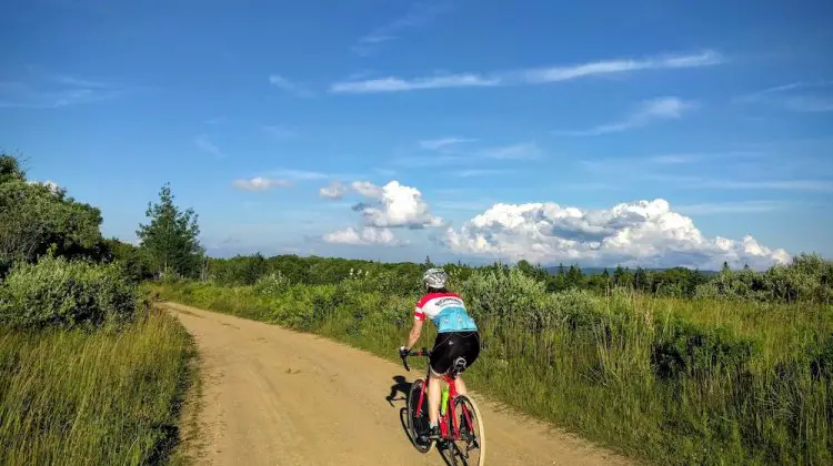Clouds and dirt. Photo courtesy Peter Henry - Nonesuch Cycle Tours
