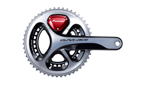 The Pioneer is a dual leg system that is available for Shimano Dura-Ace or Ultegra cranksets. Winter Press Camp 2017. Photo courtesy of Pioneer.