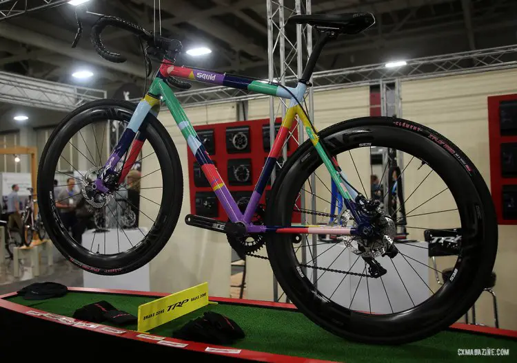 All the colors! Squid was all over NAHBS -- here at the TRP booth. © C. Fegan-Kim Cyclocross Magazine