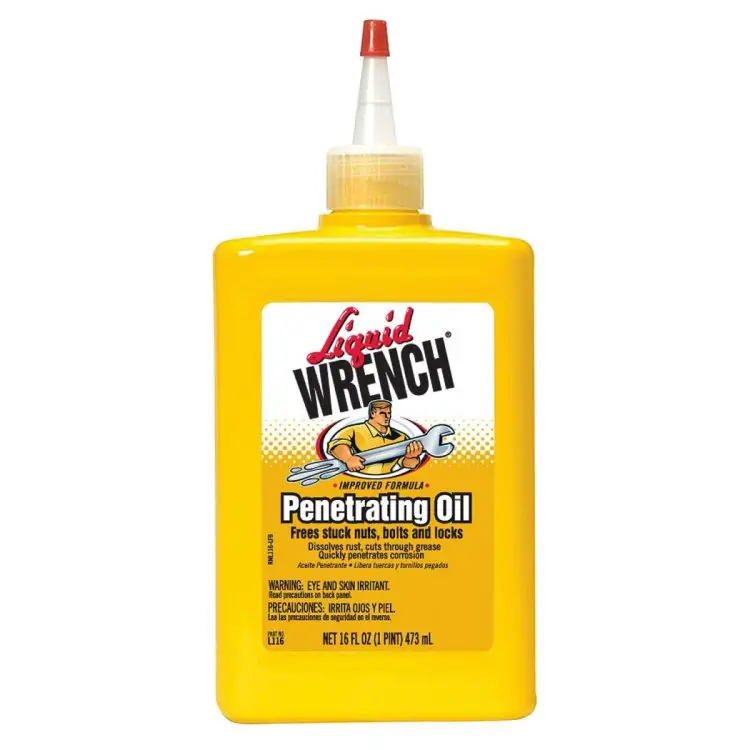 A penetrating oil like Liquid Wrench can help make your job easier. 