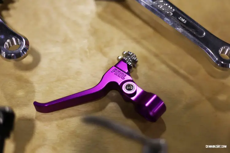 Precision, persistence, and purple. Now their levers have sealed cartridge bearings. © C. Fegan-Kim / Cyclocross Magazine