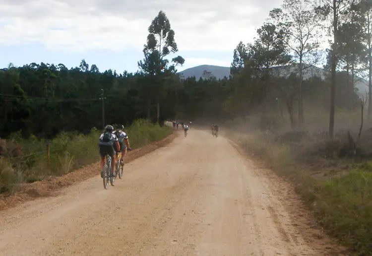 The Cape Epic offers miles and miles of dirt, and even the prologue lasts over an hour. photo: Cris Bloomfield