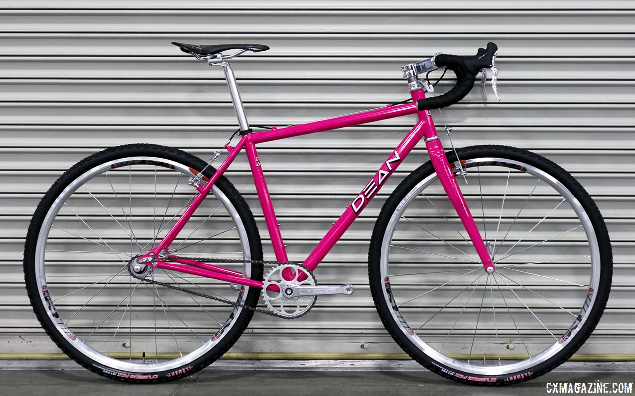 pink single speed bike