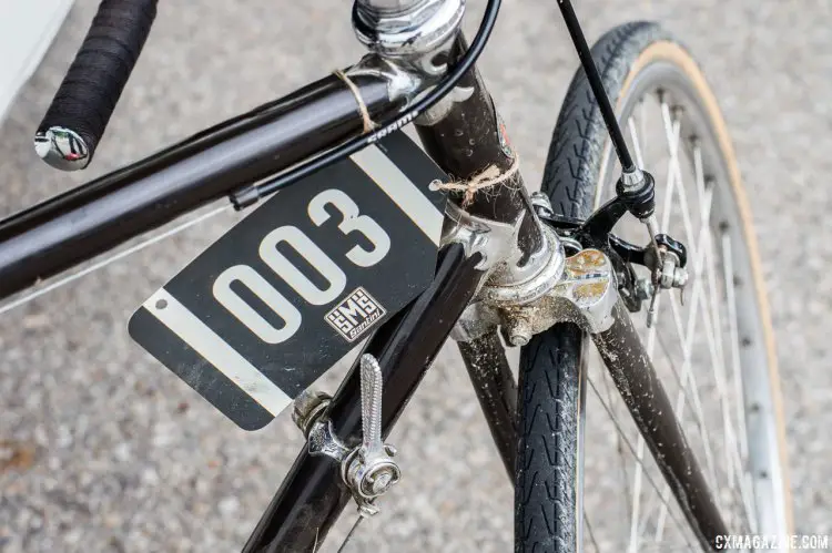 Clifford Lee's 1964 Schwinn Paramount handled the hills and dirt of L'Eroica 2016. © C. Lee / Cyclocross Magazine