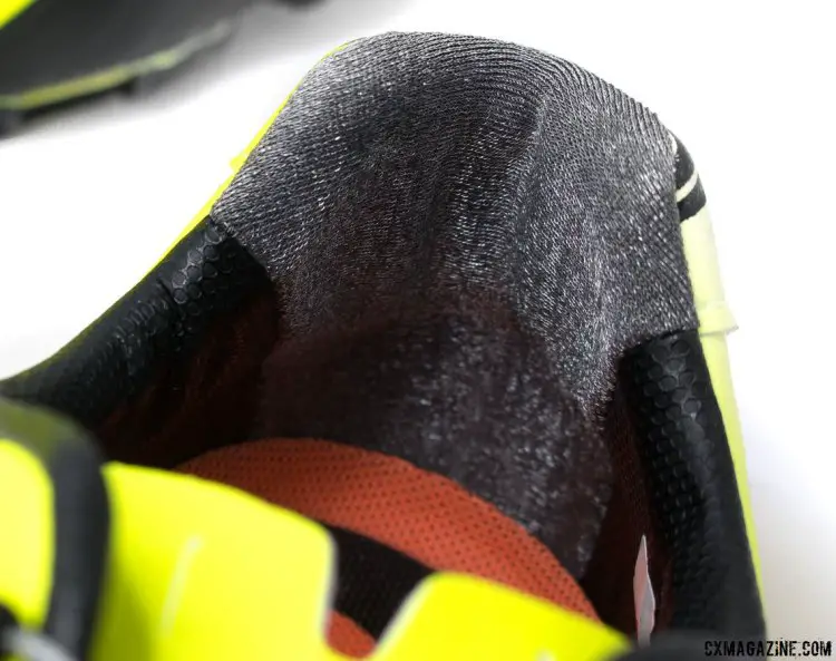 Northwave Extreme XC mountain bike shoes' No-Slip Heel keeps your heel in place. © Cyclocross Magazine