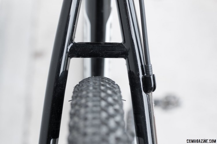 Plenty of rear tire clearance with the Ritchey Shield 700x35c tire. © Cyclocross Magazine