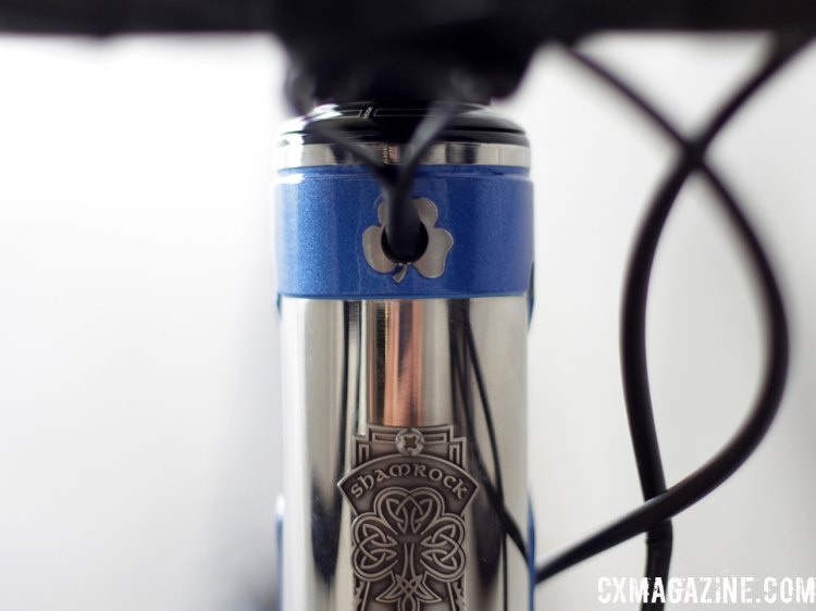 The clover leaf housing port for Coop's Rotor Uno components is a beautiful touch. © C. Fegan-Kim Cyclocross Magazine