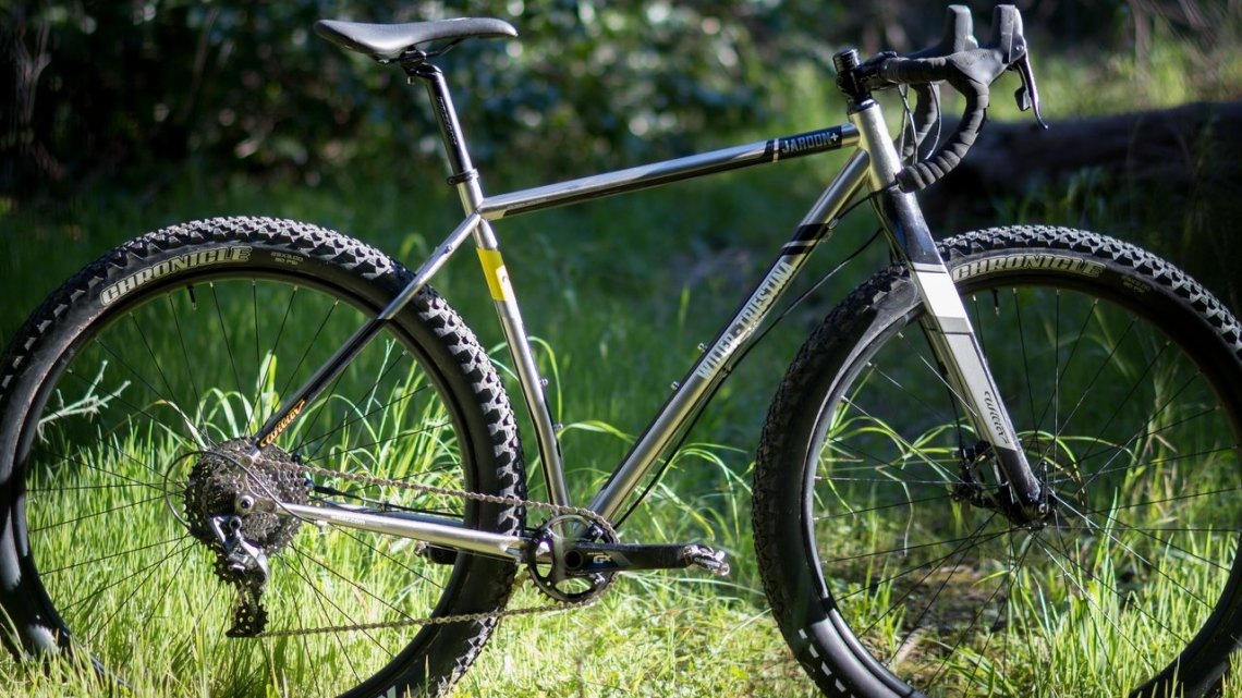 Wilier Trestina Jaroon + drop bar plus bike in its element, ready to explore new terrain off the beaten path. © Cyclocross Magazine