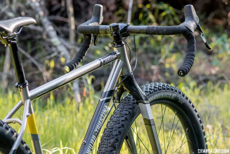 The Wilier Triestina Jaroon + drop bar plus bike is ready for monster crossin', adventure and bikepacking, but it might be overkill for your typical gravel road. © Cyclocross Magazine