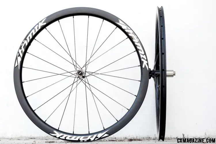 Atomik 38C Disc wheels are durable, easy to set up and have a retail price of $1549. © Cyclocross Magazine