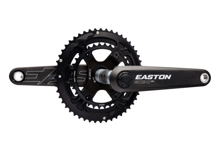 CINCH Power Meter with Easton EC90 SL Cranks shown with the end caps on.