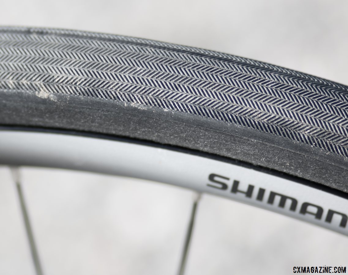 The Challenge Strada Bianca Pro herringbone tread is sufficiently ...