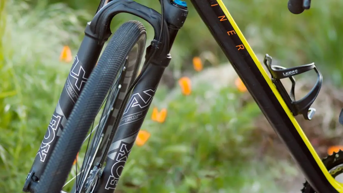 The 32 Step-Cast AX (Adventure Cross) suspension fork is at home among any of Mother Nature's spring surprises. © Cyclocross Magazine