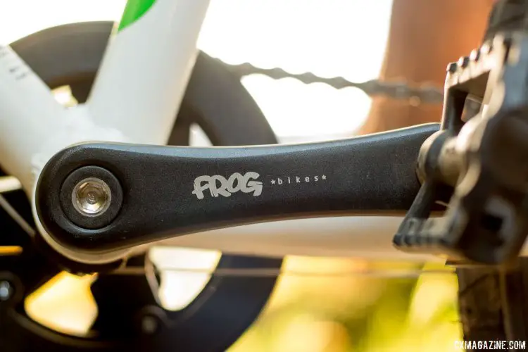 Short, 114mm cranks offer a very narrow Qfactor (around 136mm) and