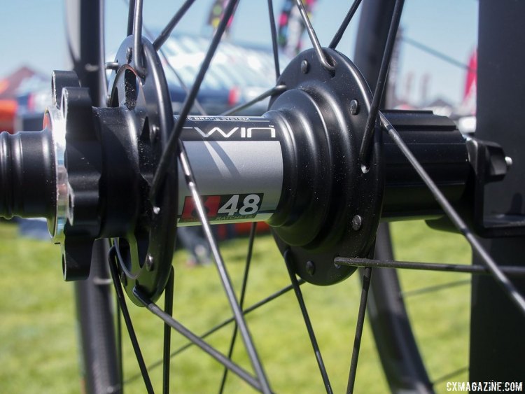 Irwin uses their own hubs in all of their wheelsets. 2017 Sea Otter Classic. © G. Kato / Cyclocross Magazine