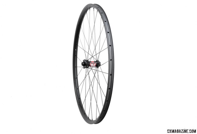 Knight Composites 29 Race / Gravel carbon tubeless disc wheelset features a low-profile rim and high-profile features. © Cyclocross Magazine